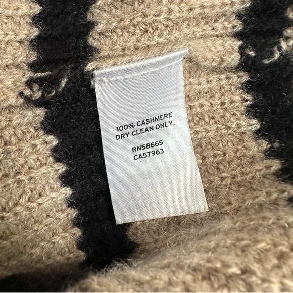 Nordstrom Stripe Cashmere Mock Neck Sweater - Picture 9 of 10
